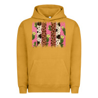 Pigment Peanut Butter cactus leopard cowhide brush stroke Urban Hoodie - Artiststas