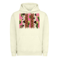 Pigment Pistachio cactus leopard cowhide brush stroke Urban Hoodie - Artiststas