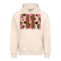 Sandshell cactus leopard cowhide brush stroke Urban Hoodie - Artiststas