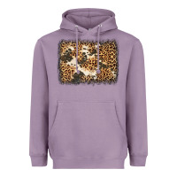 Lavender distressed leopard cowhide background Heavyweight Hoodie - Jasminsmagicworld
