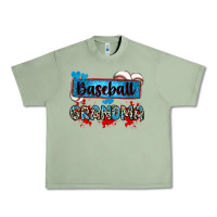 Oil Green baseball grandma with leopard Urban Heavy Tee - Zillion Design Studio