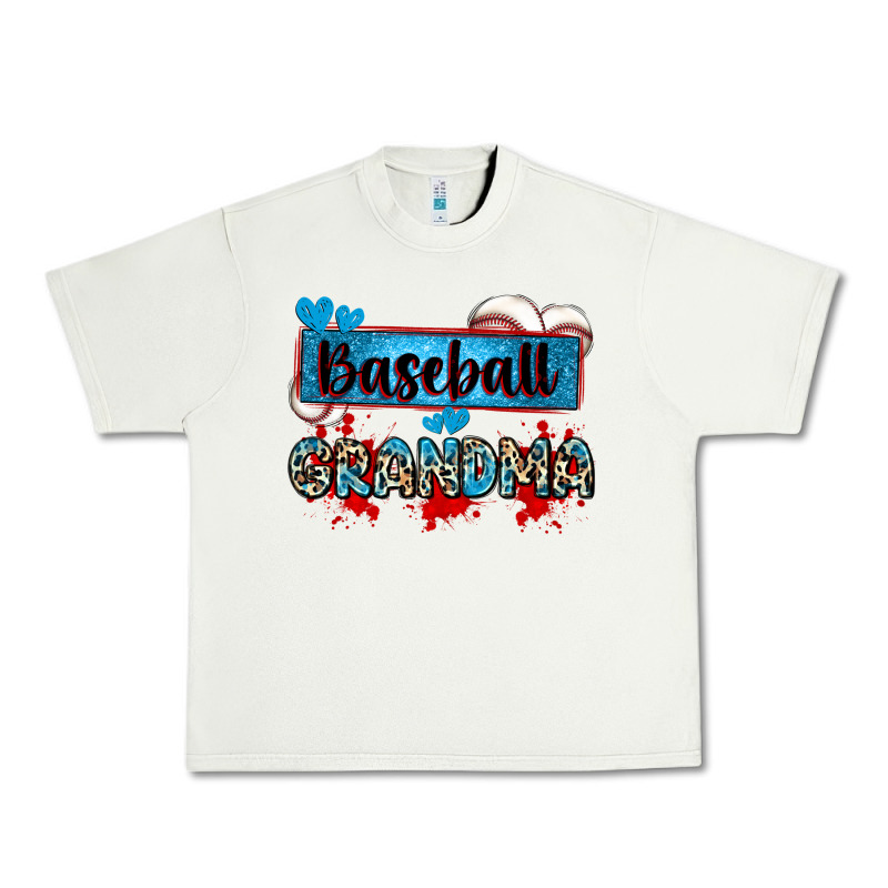 Baseball Grandma With Leopard Urban Heavy Tee by Zillion Design Studio | Teevron