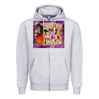 Heather Grey in a world full of princesses be a witch tumbler Zipper Hoodie - BundleAndBundleShop