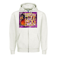 Oatmeal Heather in a world full of princesses be a witch tumbler Zipper Hoodie - BundleAndBundleShop