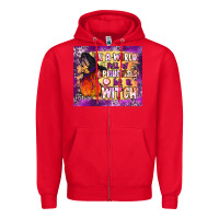 Red in a world full of princesses be a witch tumbler Zipper Hoodie - BundleAndBundleShop