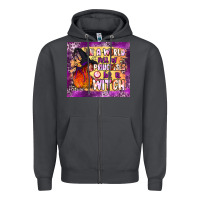 Smoke in a world full of princesses be a witch tumbler Zipper Hoodie - BundleAndBundleShop
