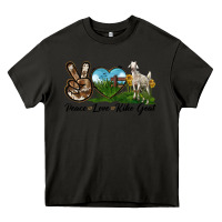 Asphalt Peace Love Kiko Goat Heavy Core Tee - LillyAllenDesigns