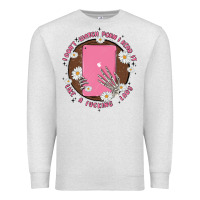 Oatmeal Heather i don't watch prn i read it like a fucking lady Premium Sweatshirt - MaliasSmallBusiness