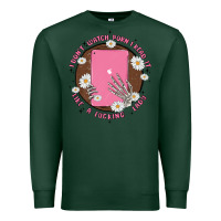 Sports Green i don't watch prn i read it like a fucking lady Premium Sweatshirt - MaliasSmallBusiness