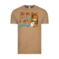 Leggins Leaves And Lattes Vintage Tee | Teevron