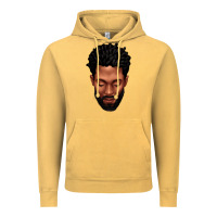 Vintage Mustard bearded black man portrait Vintage Hoodie - texasbilliewilder