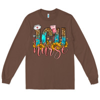 Chestnut icu nurse Long Sleeve Tee - FaDigitalArtStudio