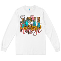 White icu nurse Long Sleeve Tee - FaDigitalArtStudio