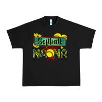 Black softball nana with leopard Urban Heavy Tee - Zillion Design Studio