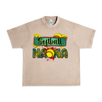 French Oak softball nana with leopard Urban Heavy Tee - Zillion Design Studio
