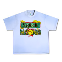 Grape Ice softball nana with leopard Urban Heavy Tee - Zillion Design Studio
