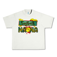 Pistachio softball nana with leopard Urban Heavy Tee - Zillion Design Studio