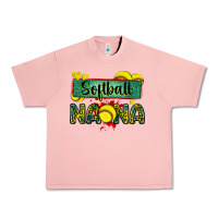 Salmon softball nana with leopard Urban Heavy Tee - Zillion Design Studio