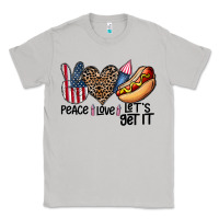 Moon Dust peace love let's get it Classic Tee - CowhideDigitalArt