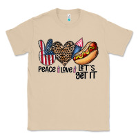 Mushroom peace love let's get it Classic Tee - CowhideDigitalArt