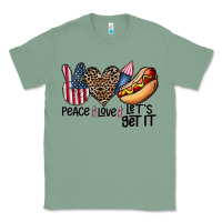 Sage peace love let's get it Classic Tee - CowhideDigitalArt