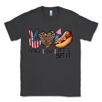 Smoke peace love let's get it Classic Tee - CowhideDigitalArt