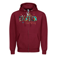 Burgundy easter true story Zipper Hoodie - JahusDesignShop