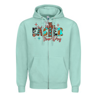 Seafoam easter true story Zipper Hoodie - JahusDesignShop