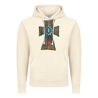 Vintage Artic Wood Turquoise Gemstone Cross Vintage Hoodie - RanaPortraitStore