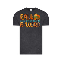 Vintage Black fall is my second favorite f word Vintage Tee - Zillion Design Studio