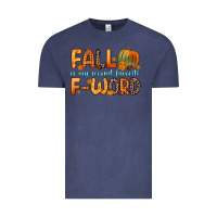 Vintage Denim fall is my second favorite f word Vintage Tee - Zillion Design Studio