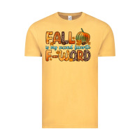 Vintage Mustard fall is my second favorite f word Vintage Tee - Zillion Design Studio