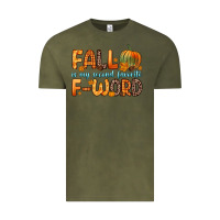 Vintage Olive fall is my second favorite f word Vintage Tee - Zillion Design Studio