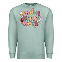 Seafoam phone wallet keys Premium Sweatshirt - MaliasSmallBusiness