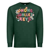 Sports Green phone wallet keys Premium Sweatshirt - MaliasSmallBusiness
