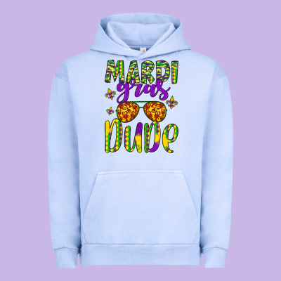 Mardi Gras Dude Urban Hoodie Designed By Artiststas