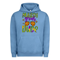 Pigment Pebble Blue mardi gras dude Urban Hoodie - Artiststas