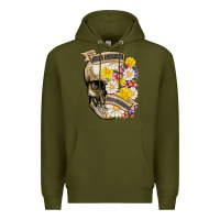 Army Green kinda emotional kinda emotionless Premium Hoodie - MaliasSmallBusiness