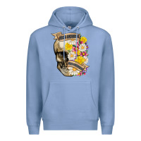 Colony Blue kinda emotional kinda emotionless Premium Hoodie - MaliasSmallBusiness