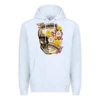 White kinda emotional kinda emotionless Premium Hoodie - MaliasSmallBusiness