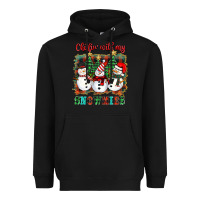 Black chillin with my snowies Heavyweight Hoodie - BarkalooDesign