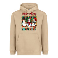 Mushroom chillin with my snowies Heavyweight Hoodie - BarkalooDesign
