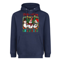Navy chillin with my snowies Heavyweight Hoodie - BarkalooDesign