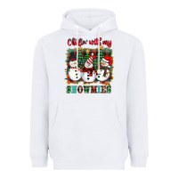 White chillin with my snowies Heavyweight Hoodie - BarkalooDesign