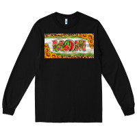 Black watermelon mom license plate Long Sleeve Tee - HRA Design Shop
