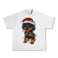 Lunar Rock dachshund puppy christmas lights Urban Heavy Tee - RanaPortraitStore