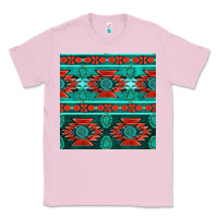 Bubblegum Pink native american aztec seamless pattern 4 Classic Tee - BundleAndBundleShop