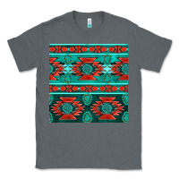 Charcoal Heather native american aztec seamless pattern 4 Classic Tee - BundleAndBundleShop