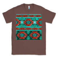 Chestnut native american aztec seamless pattern 4 Classic Tee - BundleAndBundleShop