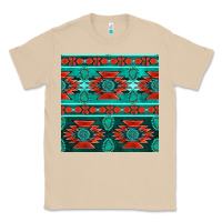 Mushroom native american aztec seamless pattern 4 Classic Tee - BundleAndBundleShop